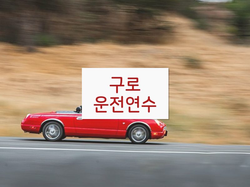구로운전연수 후기
