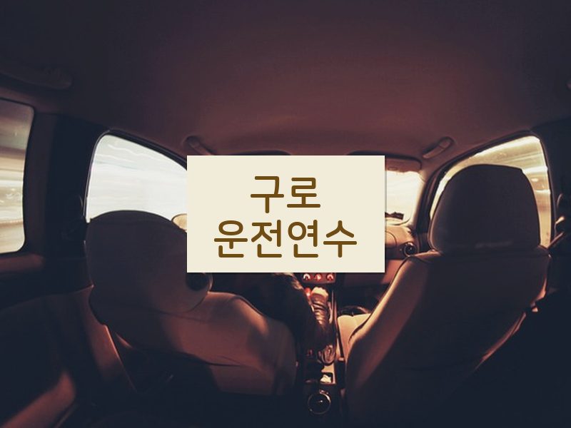 구로운전연수 후기