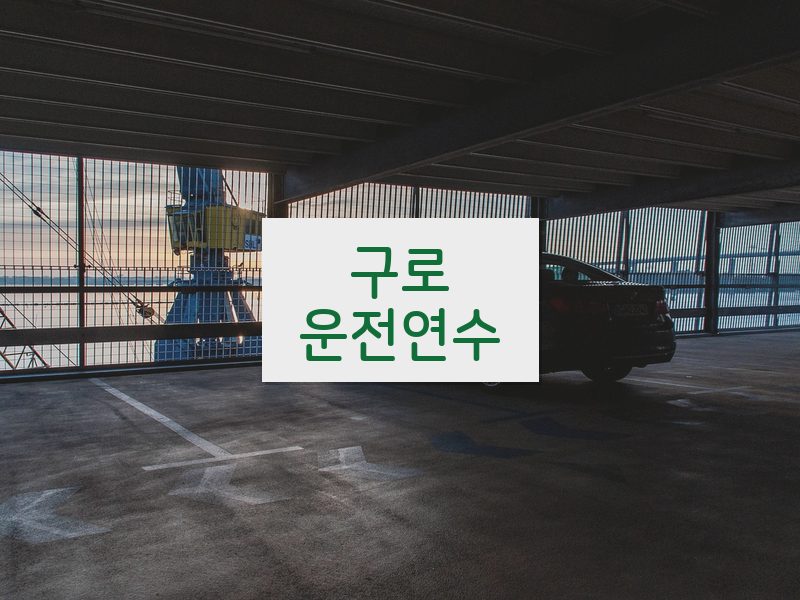 구로운전연수 후기