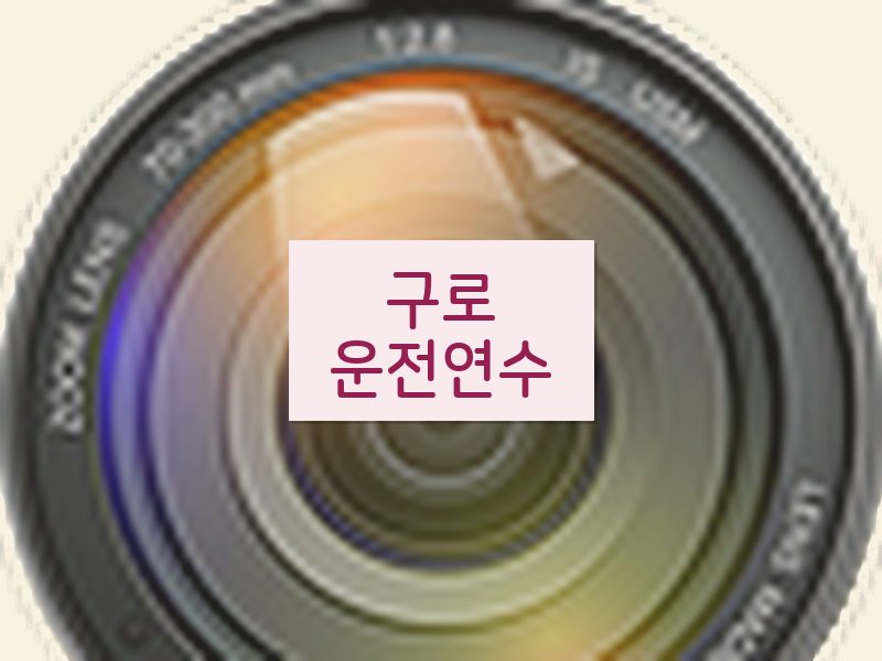 구로운전연수 후기