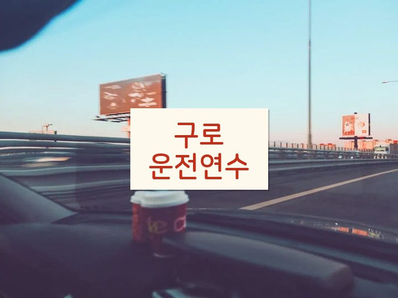 구로운전연수 후기
