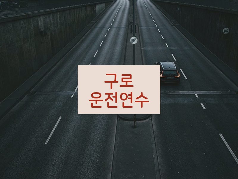 구로운전연수 후기