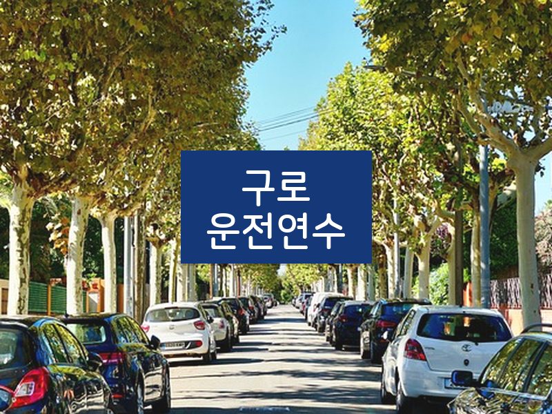 구로운전연수 후기