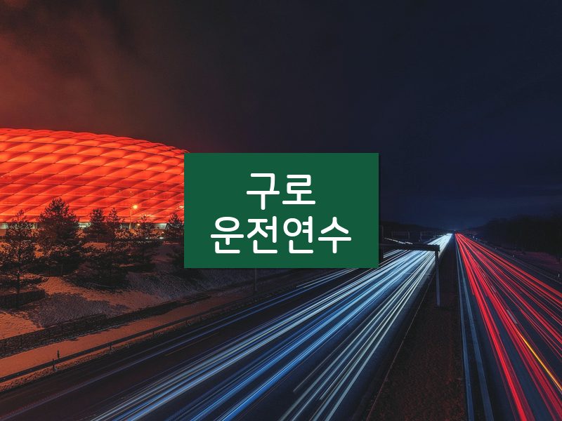 구로운전연수 후기