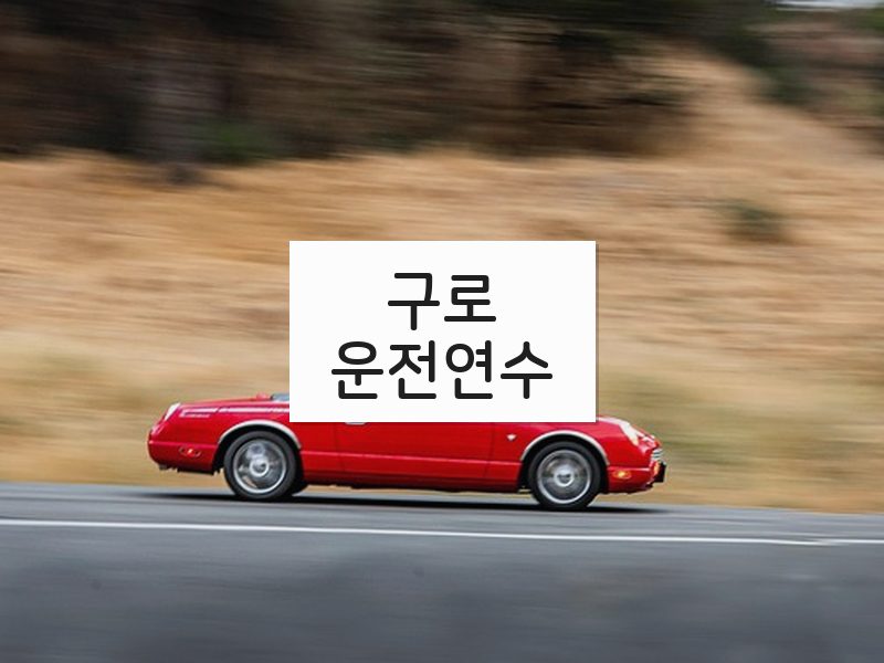 구로운전연수 후기