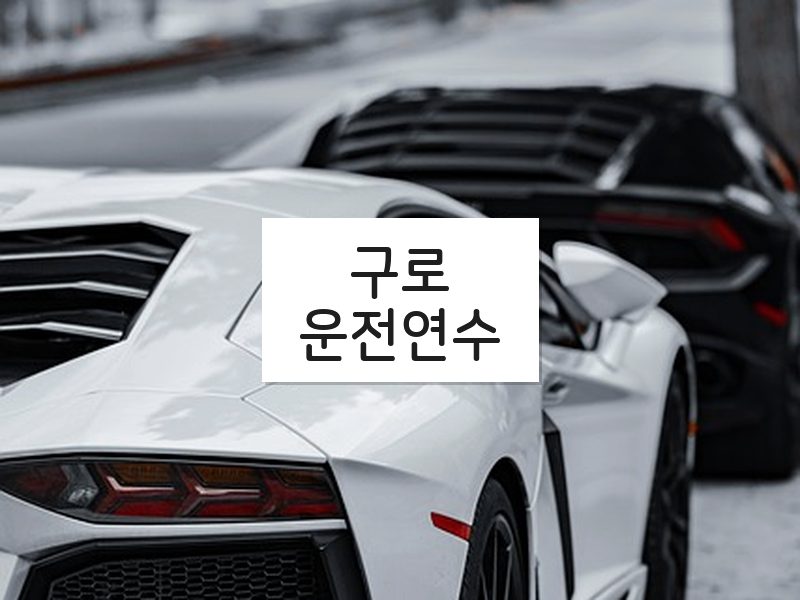 구로운전연수 후기