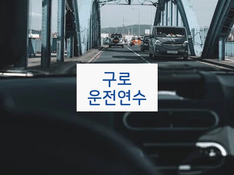 구로운전연수 후기