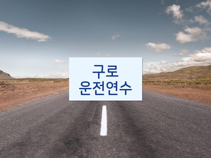 구로운전연수 후기