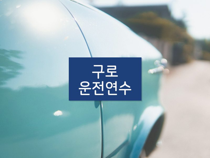 구로운전연수 후기