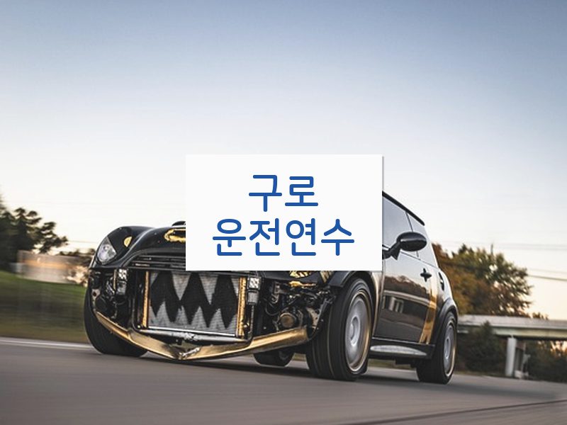 구로운전연수 후기