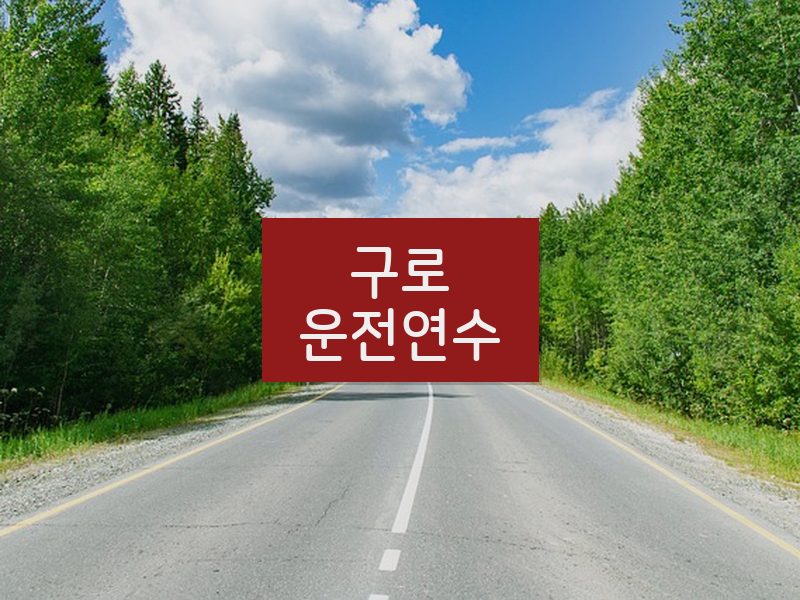 구로운전연수 후기