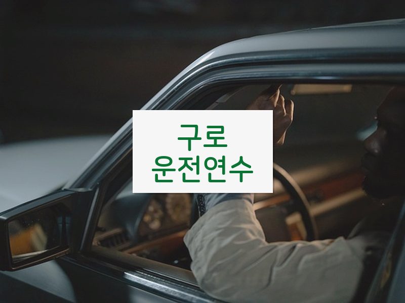 구로운전연수 후기