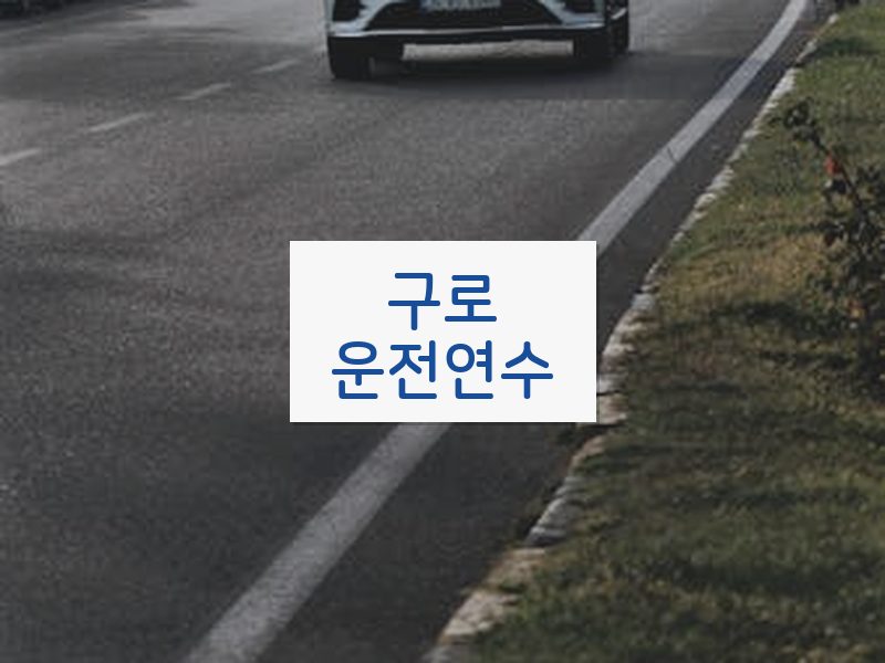 구로운전연수 후기