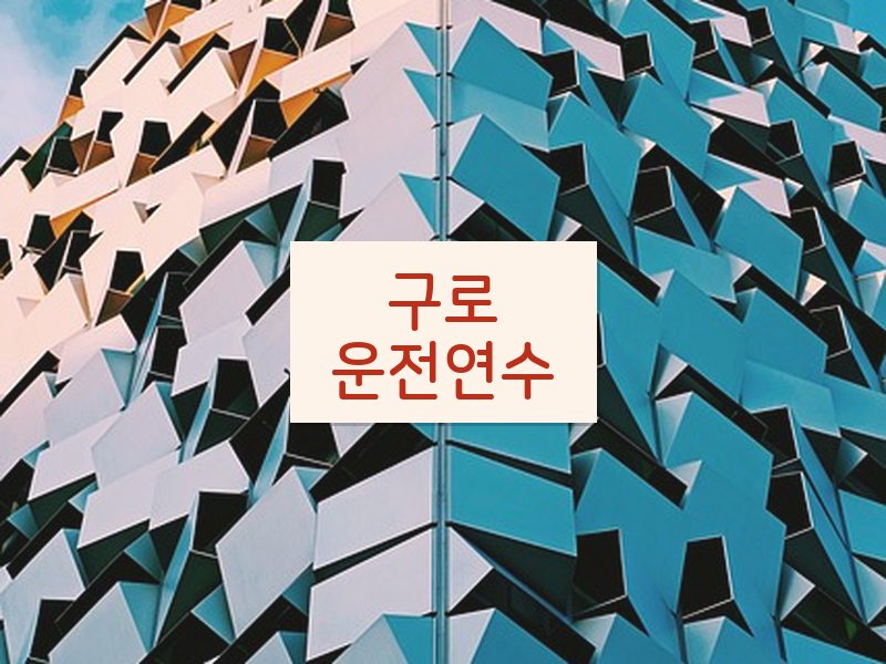 구로운전연수 후기
