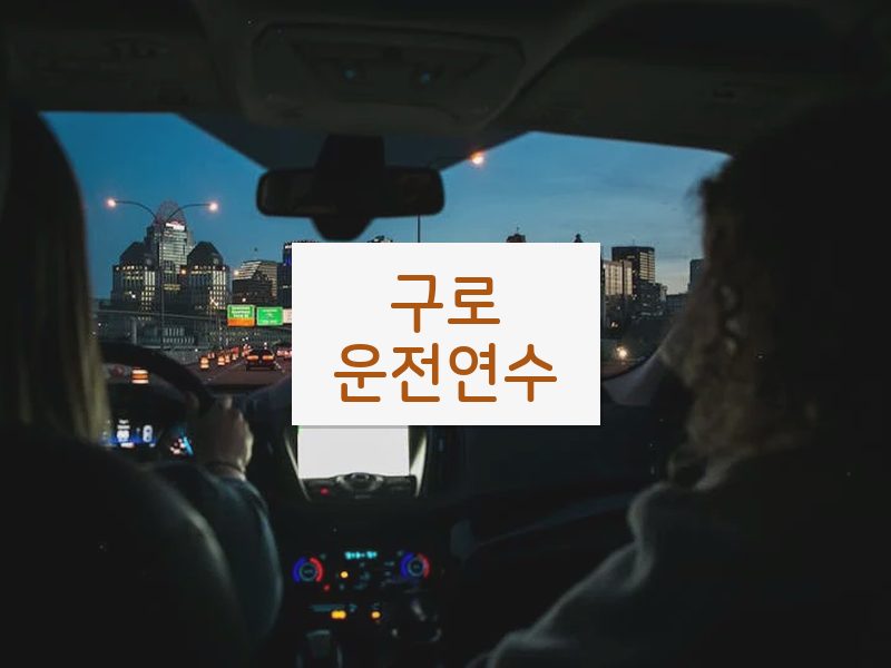 구로운전연수 후기