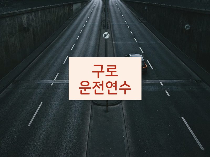 구로운전연수 후기