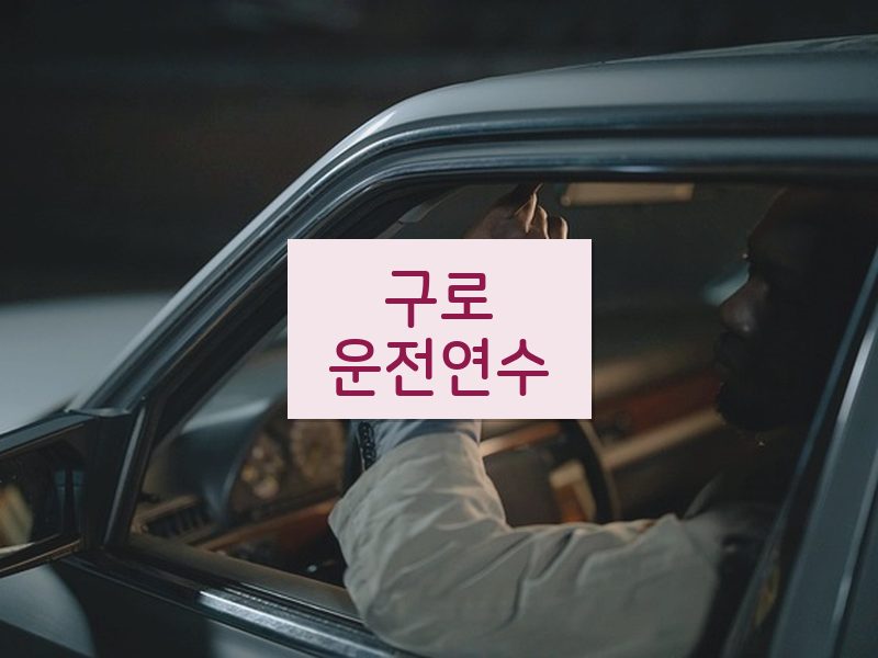 구로운전연수 후기