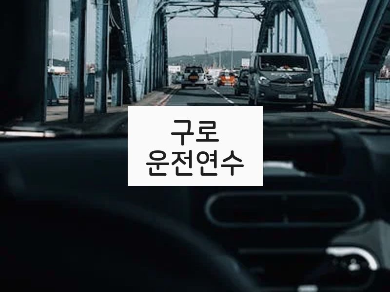 구로운전연수 후기