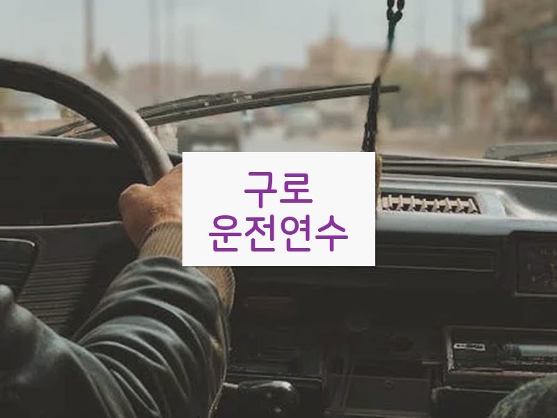 구로운전연수 후기