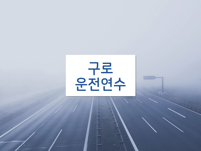 구로운전연수 후기