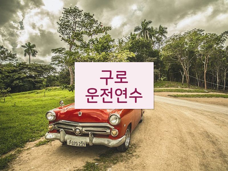 구로운전연수 후기