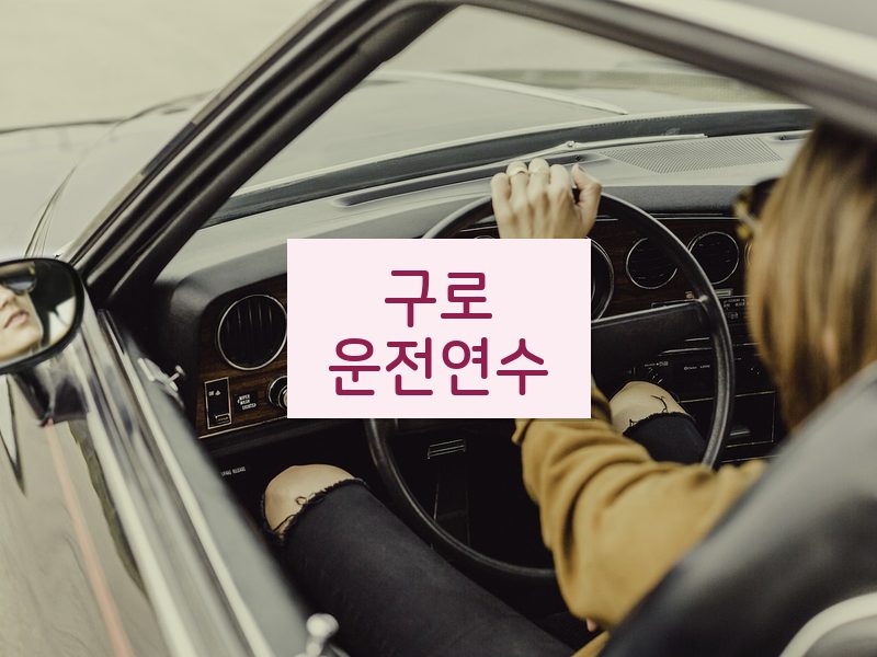 구로운전연수 후기