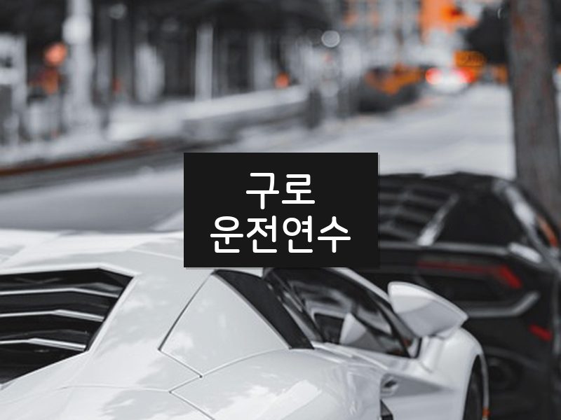 구로운전연수 후기