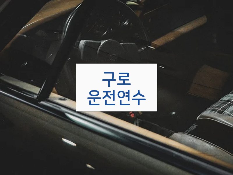 구로운전연수 후기
