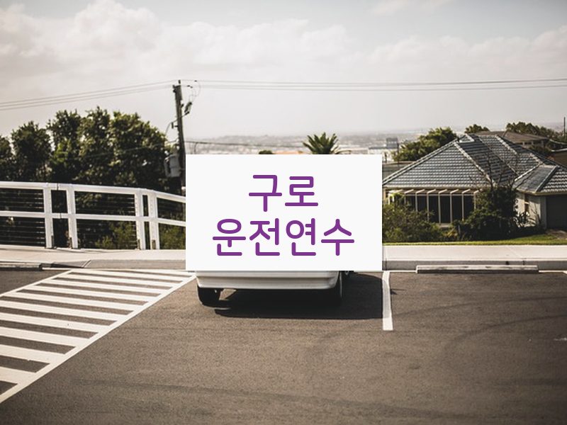 구로운전연수 후기