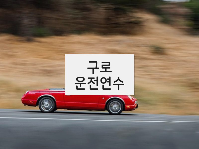 구로운전연수 후기