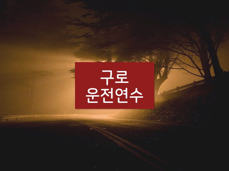 구로운전연수 후기