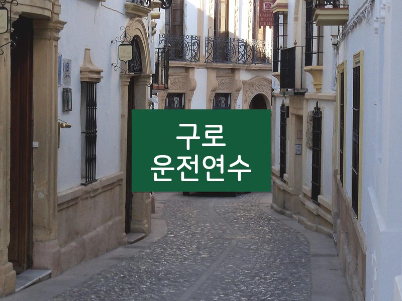 구로운전연수 후기