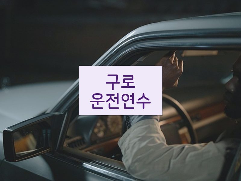 구로운전연수 후기