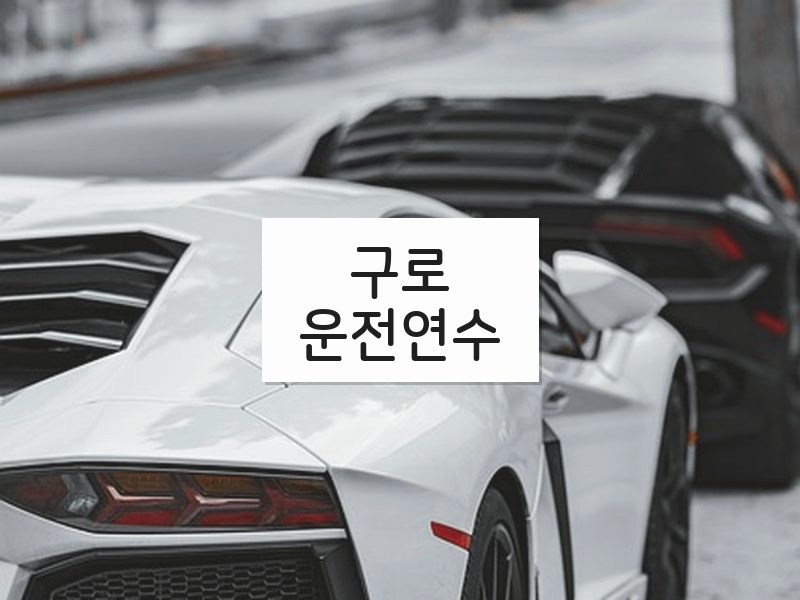 구로운전연수 후기