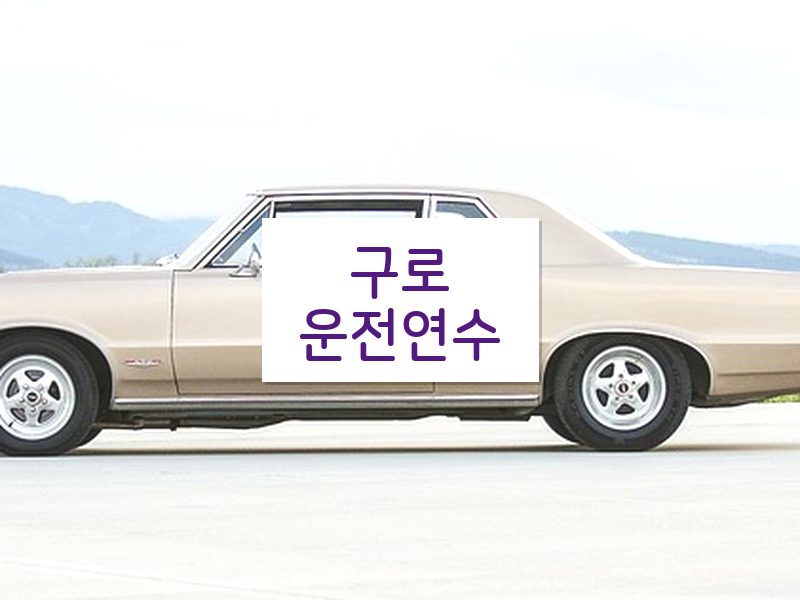 구로운전연수 후기