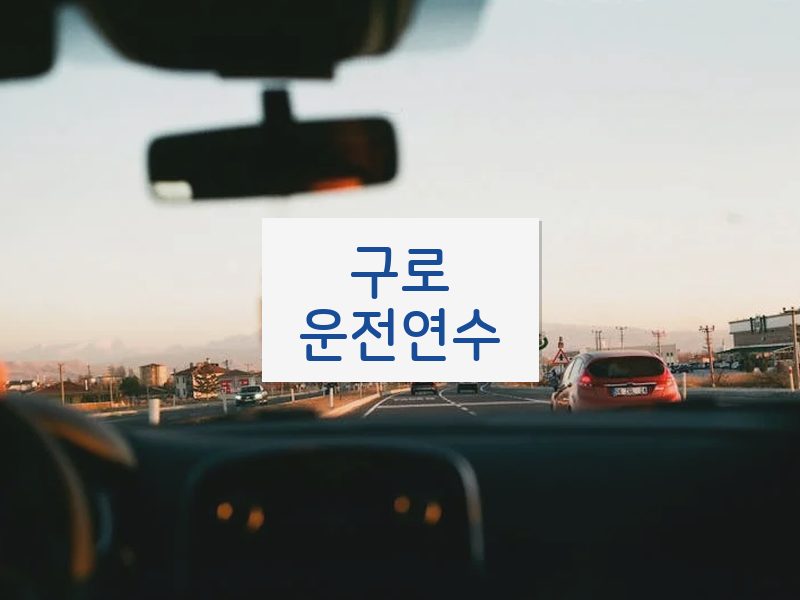 구로운전연수 후기