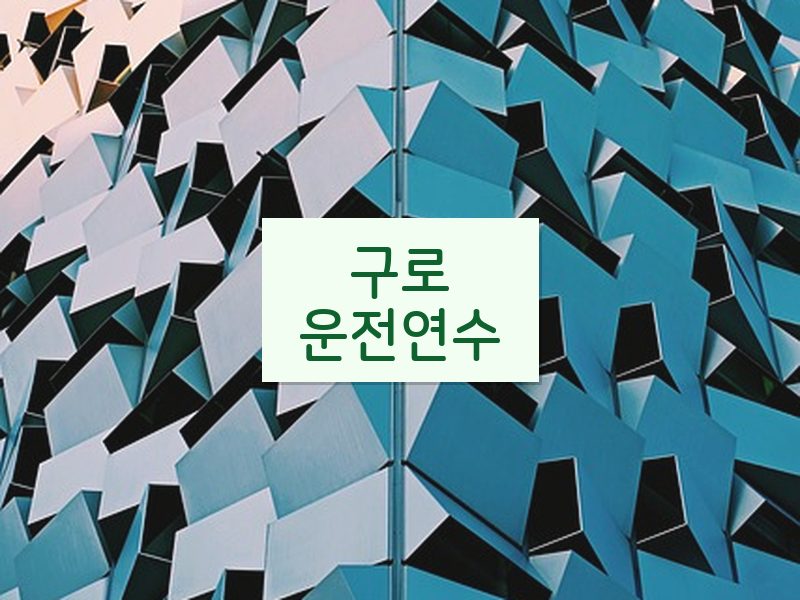 구로운전연수 후기