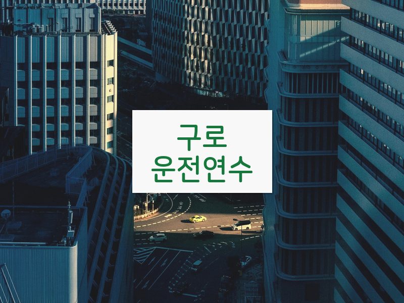 구로운전연수 후기
