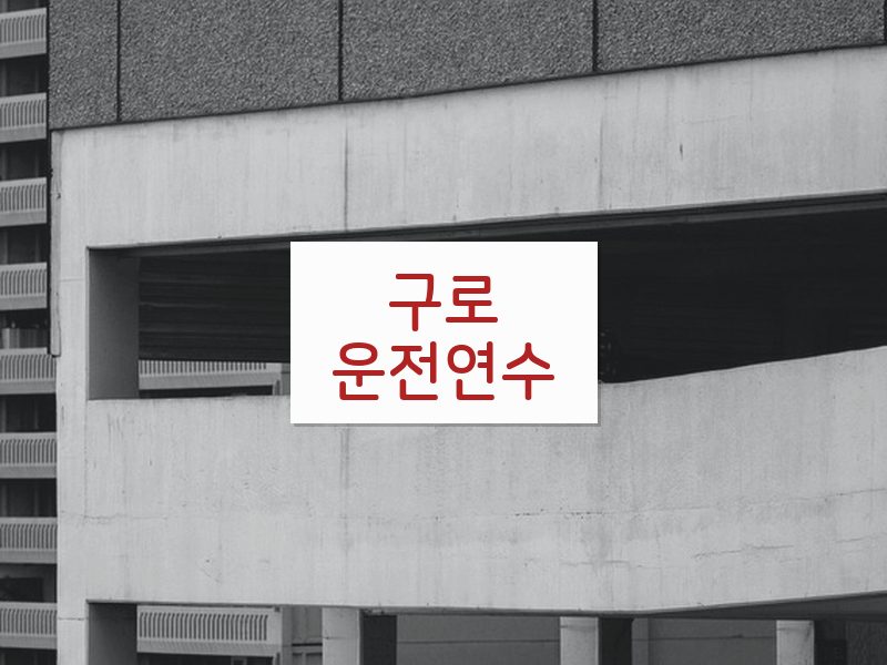 구로운전연수 후기