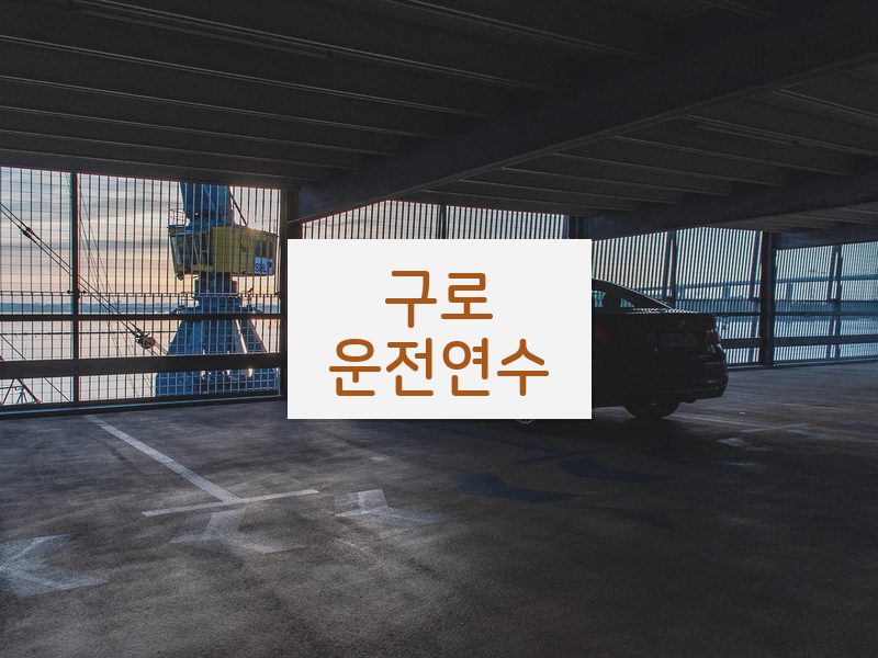 구로운전연수 후기