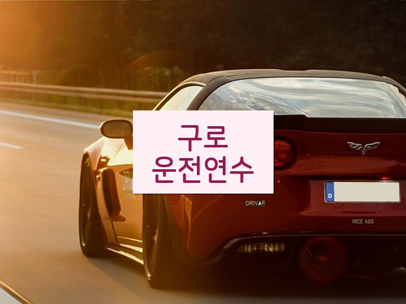 구로운전연수 후기