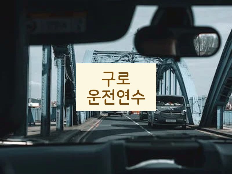 구로운전연수 후기